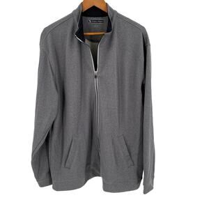 Pebble Beach golf full zip gray activewear jacket mens size XXL
